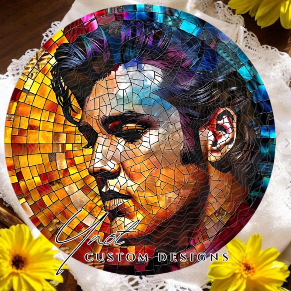 Elvis Glass Cutting Board